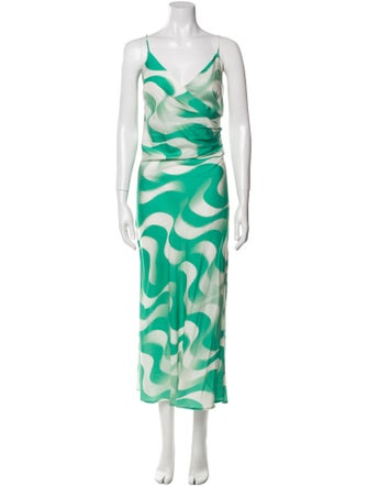 Untitled in Motion Printed Long Dress