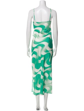 Untitled in Motion Printed Long Dress