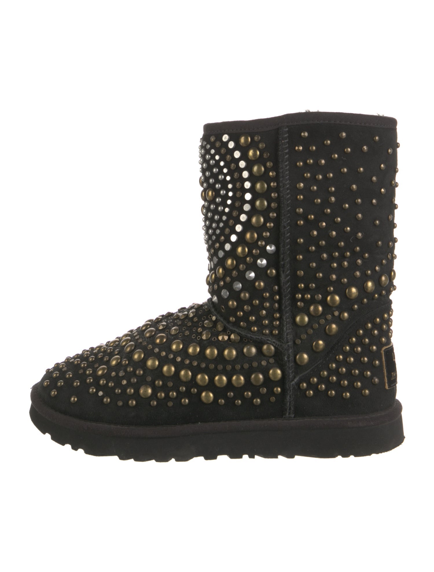 Jimmy Choo & UGG Suede Studded Accents Boots