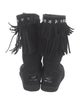 Jimmy Choo & UGG Suede Studded Accents Lace-Up Boots