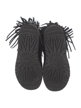 Jimmy Choo & UGG Suede Studded Accents Lace-Up Boots