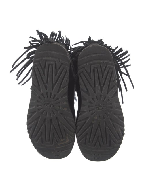 Jimmy Choo & UGG Suede Studded Accents Lace-Up Boots