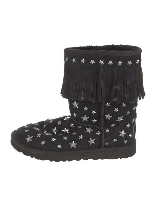 Jimmy Choo & UGG Suede Studded Accents Boots