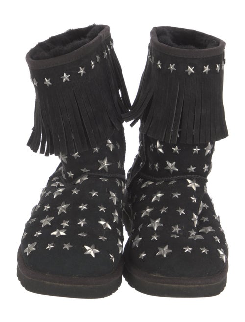Jimmy Choo & UGG Suede Studded Accents Boots