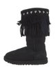 Jimmy Choo & UGG Nubuck Studded Accents Boots