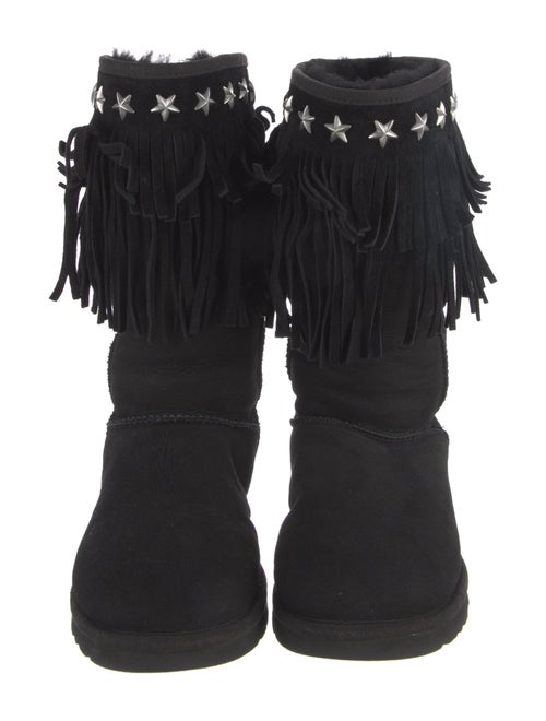 Jimmy Choo & UGG Nubuck Studded Accents Boots