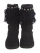Jimmy Choo & UGG Nubuck Studded Accents Boots