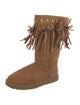 Jimmy Choo & UGG Suede Studded Accents Boots