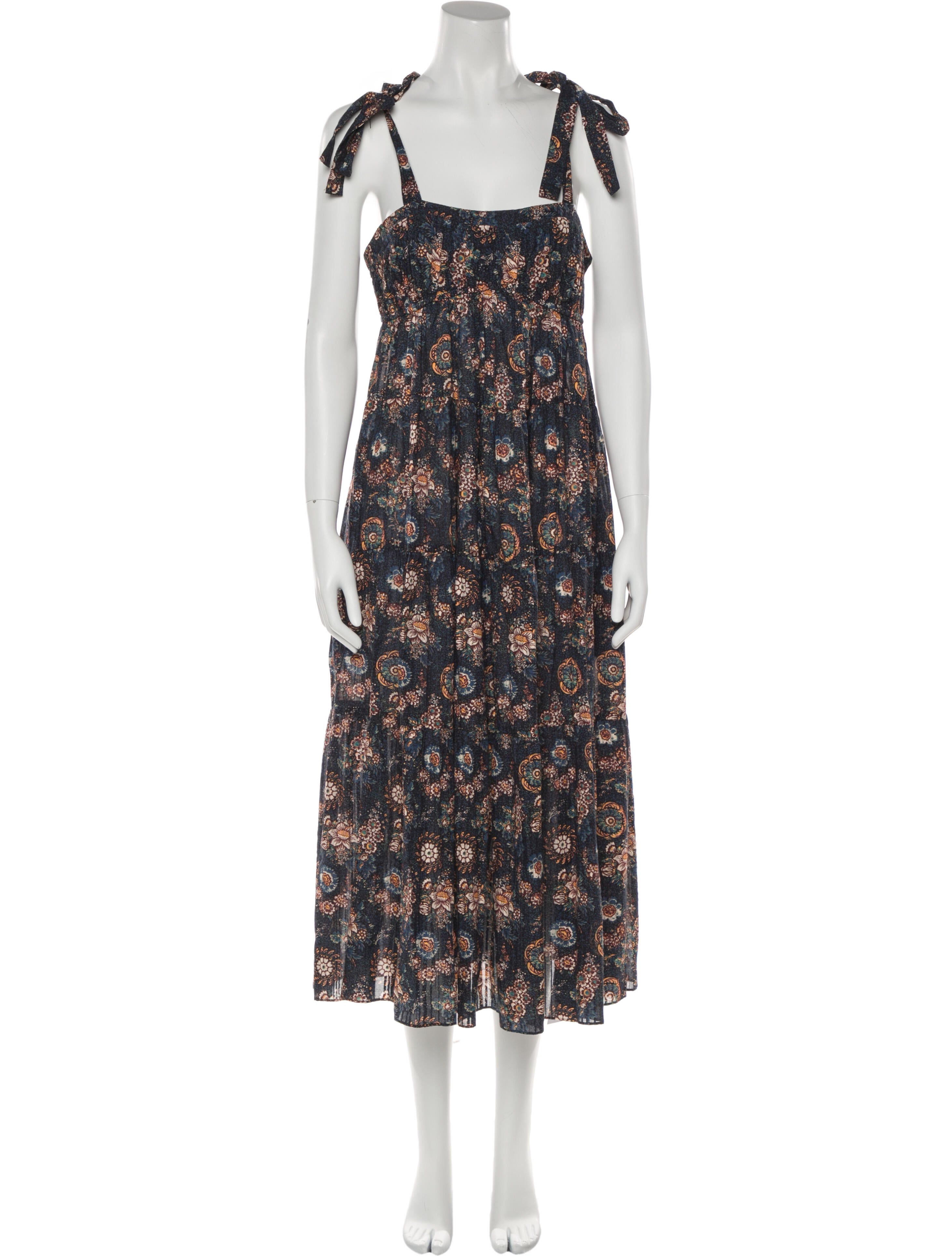 Ulla Johnson Floral Print Long Dress