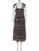 Ulla Johnson Floral Print Long Dress