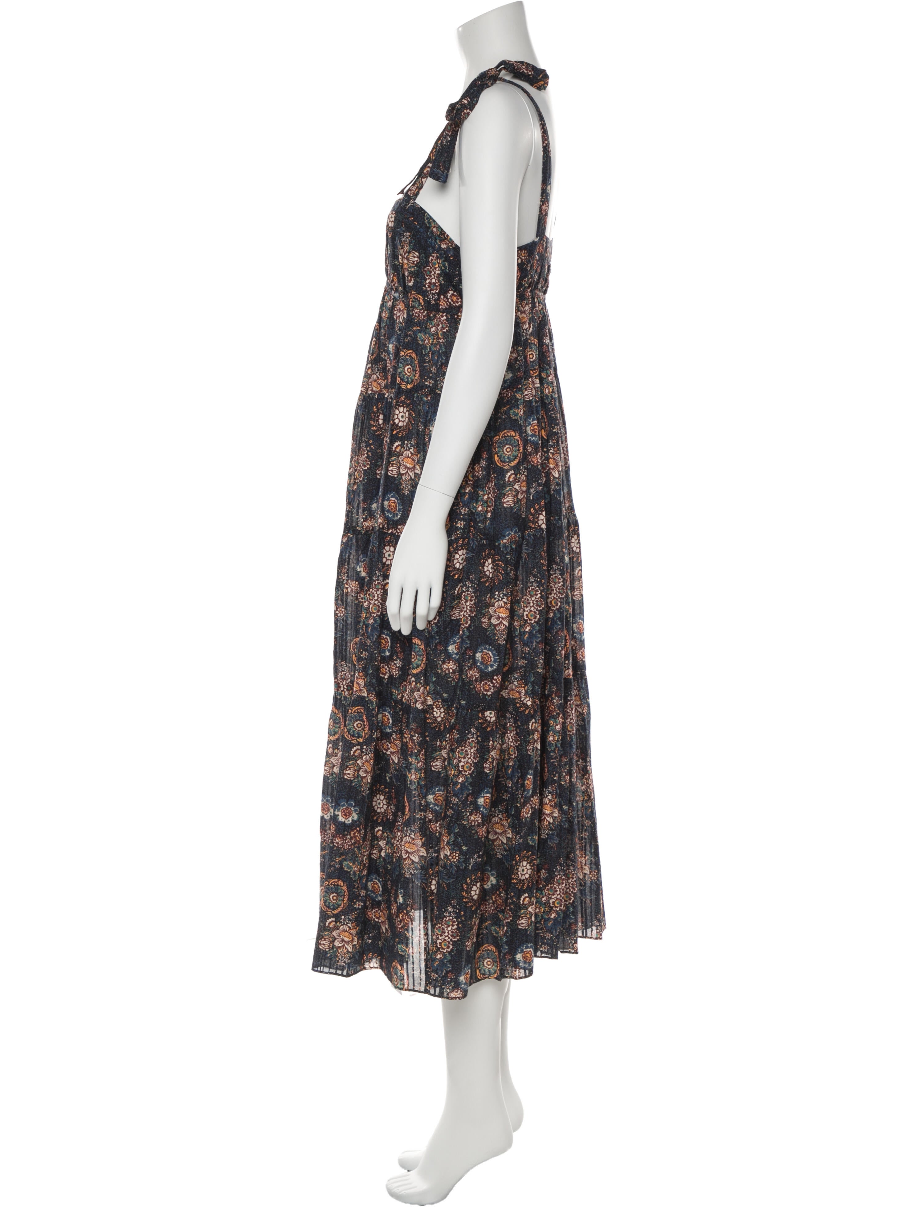 Ulla Johnson Floral Print Long Dress