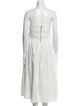 Ulla Johnson Strapless Midi Length Dress
