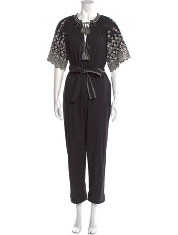 Ulla Johnson Jumpsuits and Rompers Floral Print Jumpsuit XS
