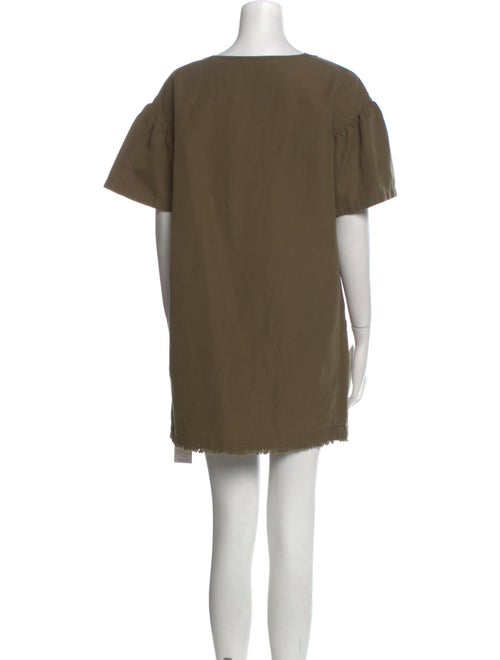 Ulla Johnson Tie Neck Mini Dress