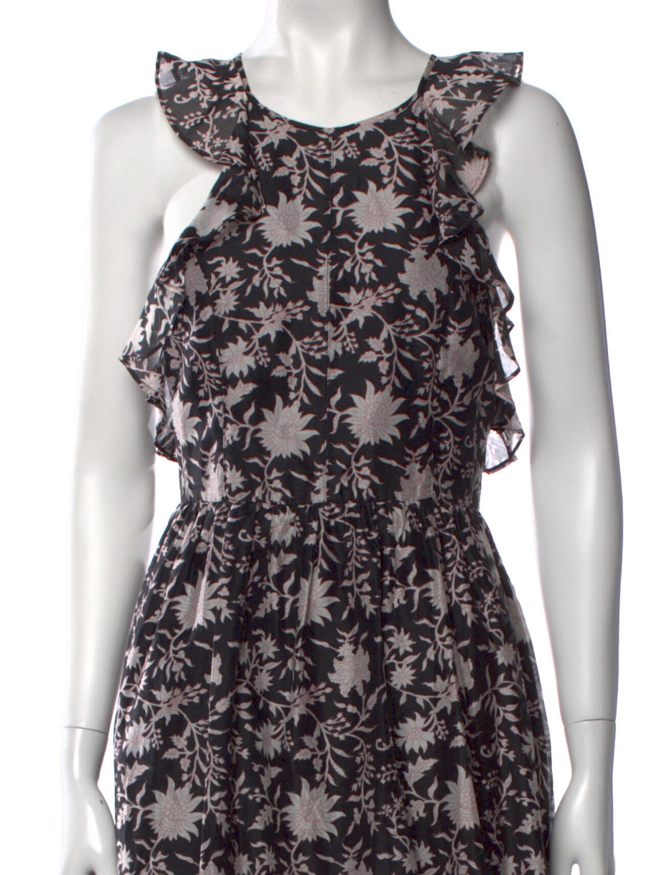 Ulla Johnson Floral Print Midi Length Dress