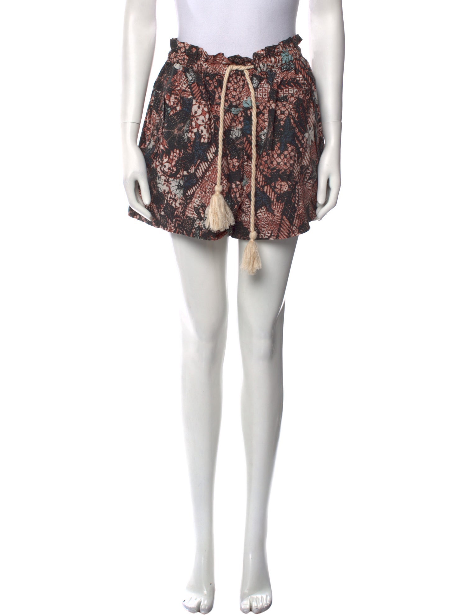 Ulla Johnson Floral Print Mini Shorts