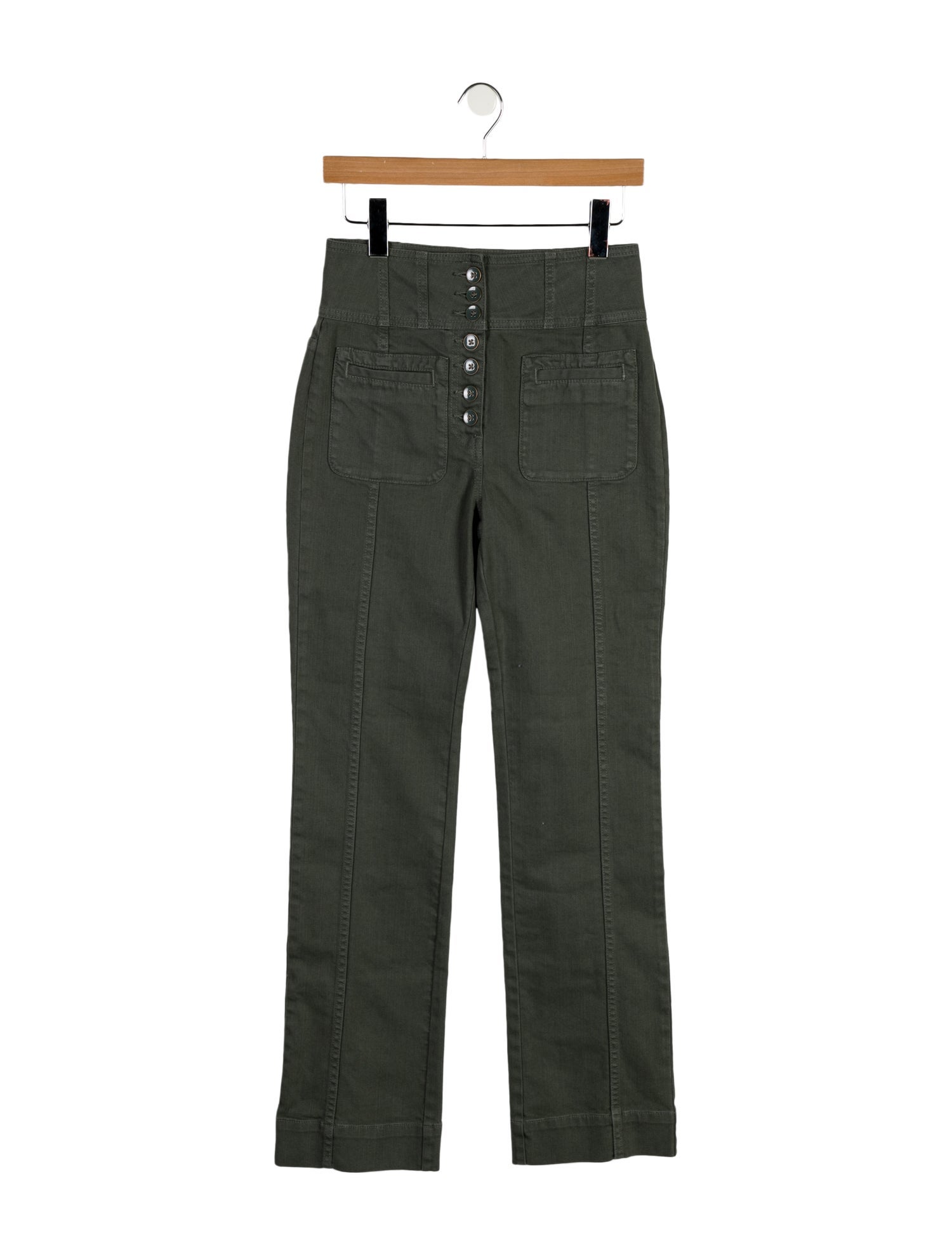 Ulla Johnson High-Rise Straight Leg Jeans