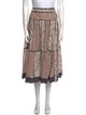 Ulla Johnson Paisley Print Midi Length Skirt