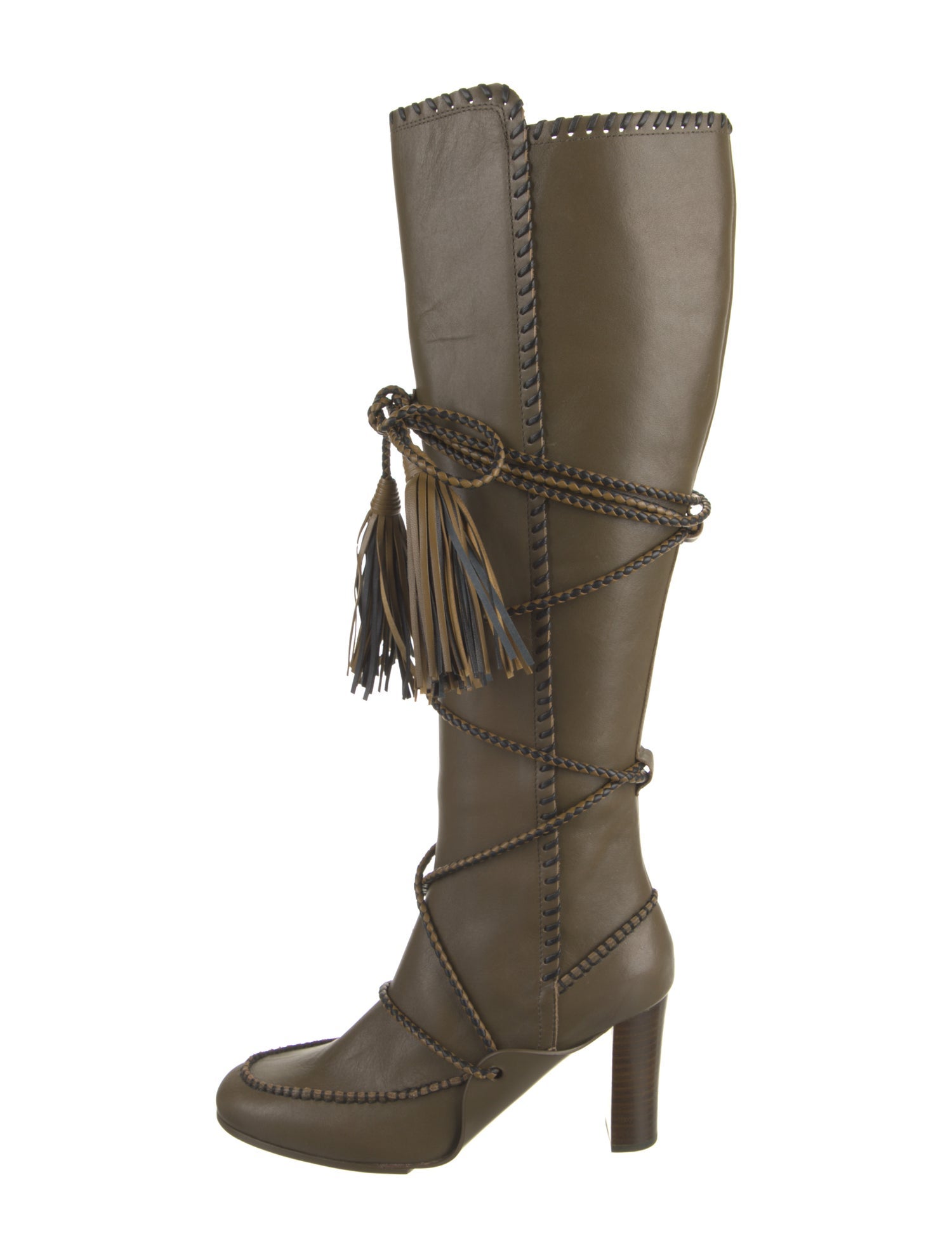 Ulla Johnson Leather Lace-Up Boots