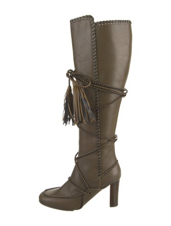 Ulla Johnson Leather Lace-Up Boots