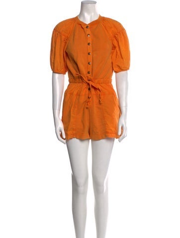 Ulla Johnson Jumpsuits and Rompers V-Neck Romper Petite