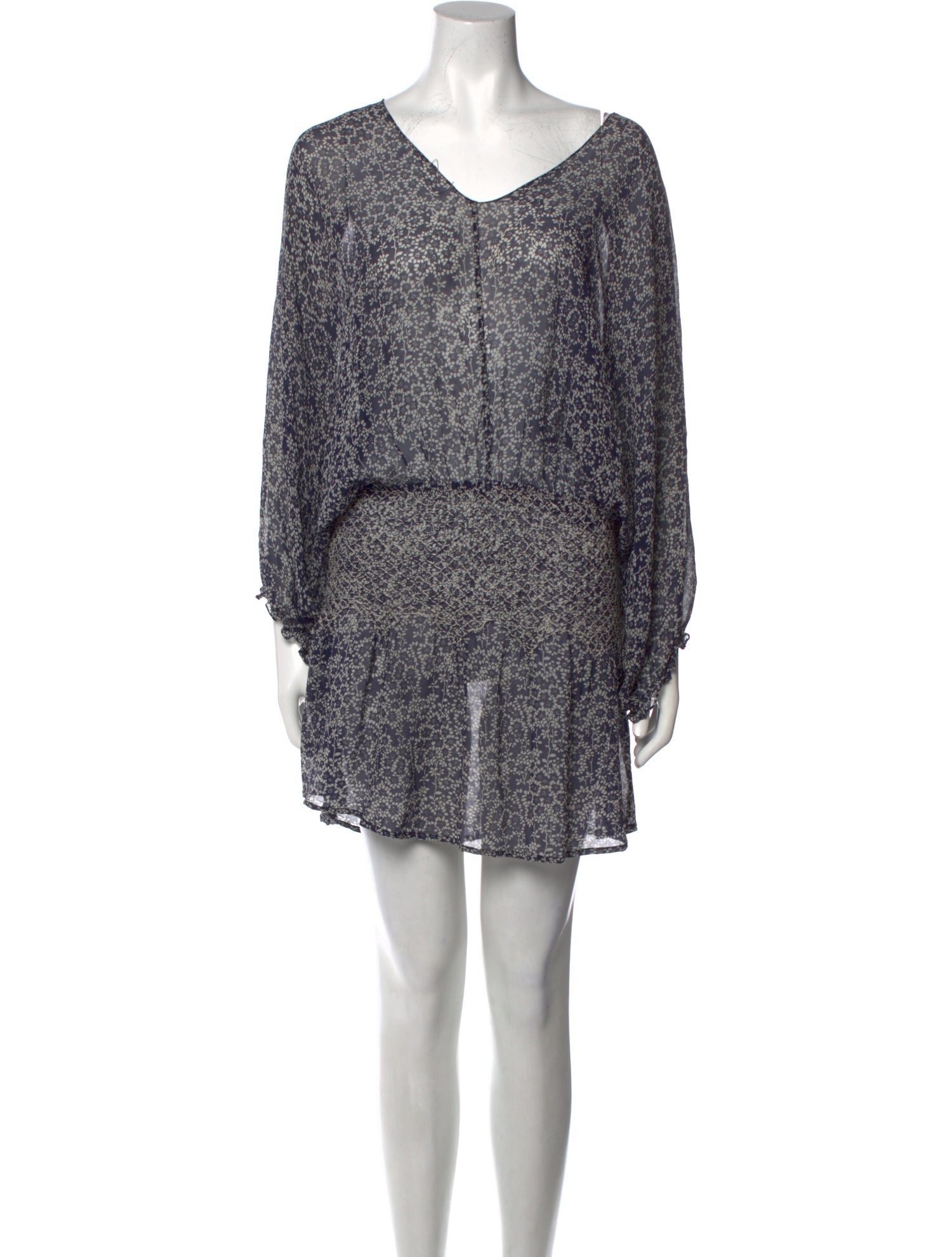 Ulla Johnson Floral Print Knee-Length Dress