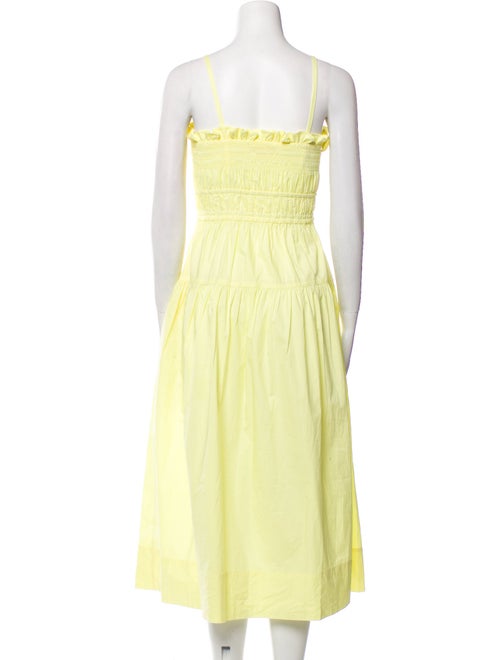 Ulla Johnson Square Neckline Knee-Length Dress