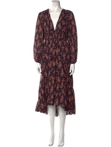 Ulla Johnson Dresses Floral Print Long Dress US 2 | XS