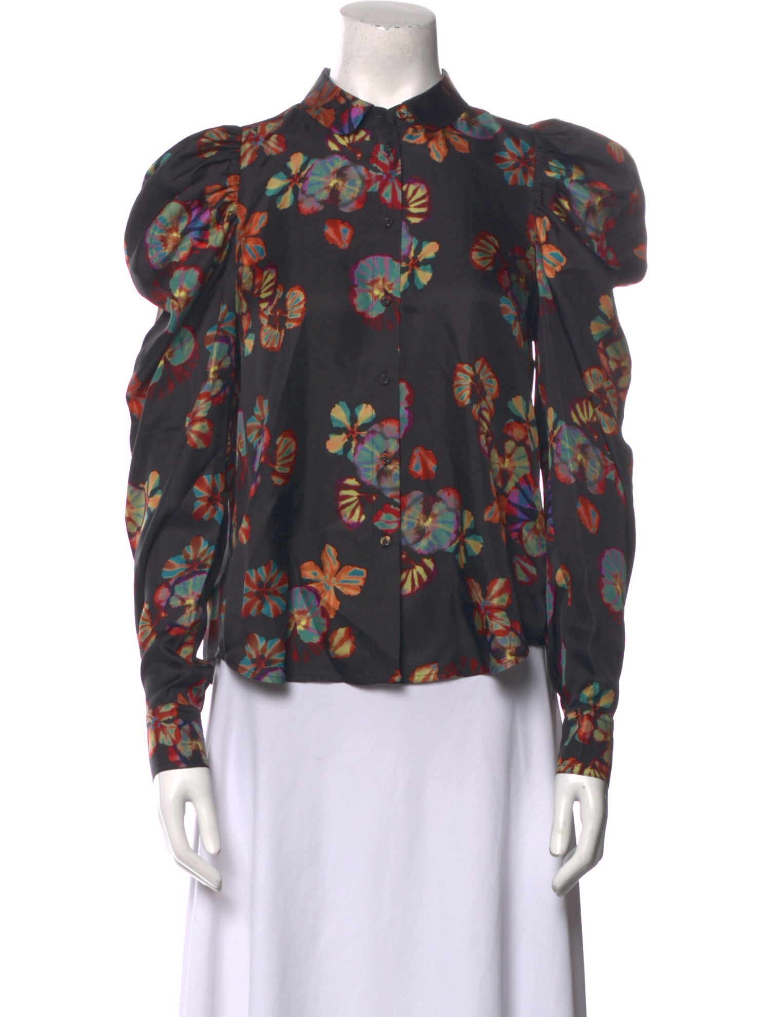 Ulla Johnson Silk Floral Print Blouse w/ Tags Tops, Clothing