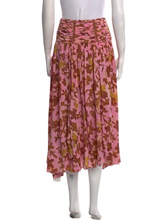 Ulla Johnson Silk Midi Length Skirt