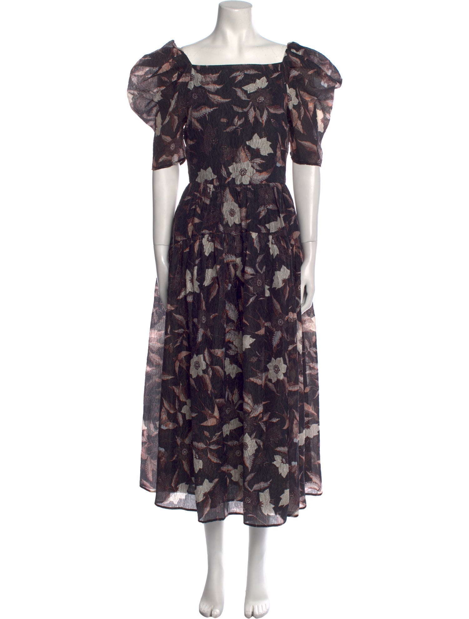 Ulla Johnson Floral Print Long Dress