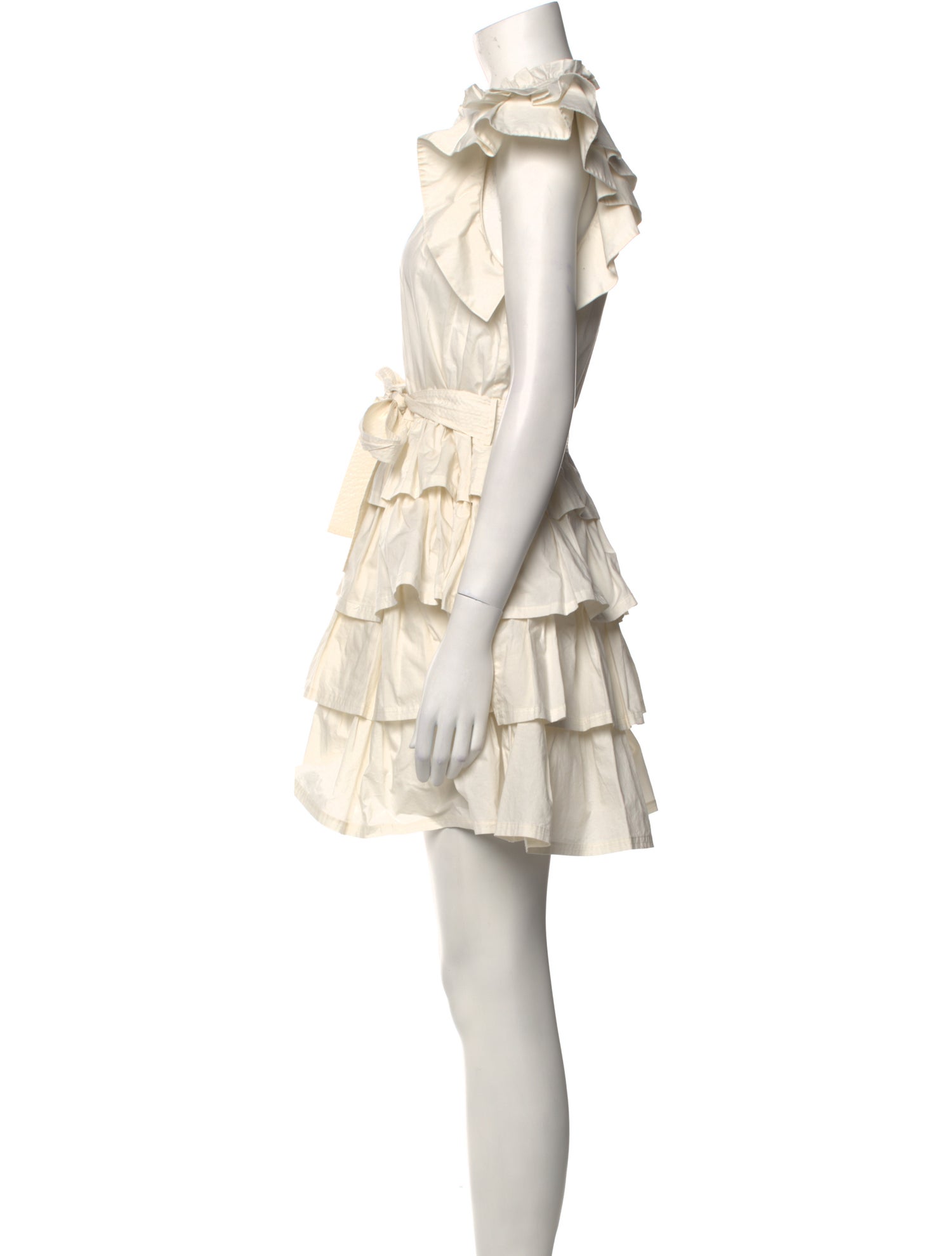 Ulla Johnson Mock Neck Mini Dress