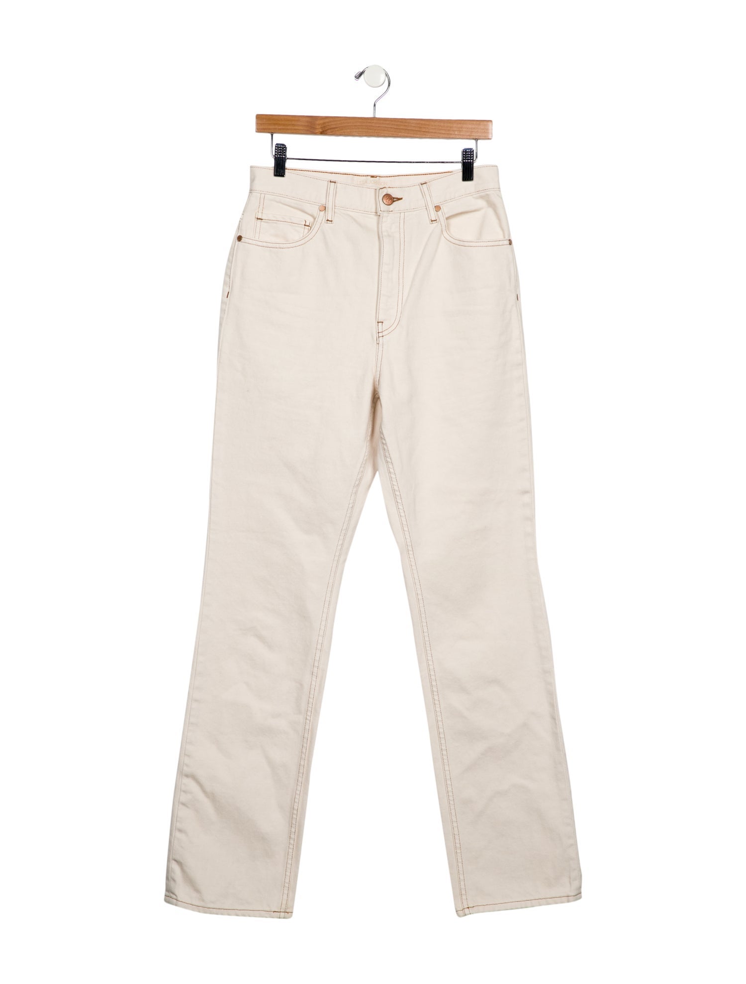 Ulla Johnson High-Rise Straight Leg Jeans