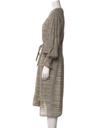 Ulla Johnson Striped Midi Length Dress