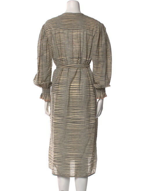 Ulla Johnson Striped Midi Length Dress