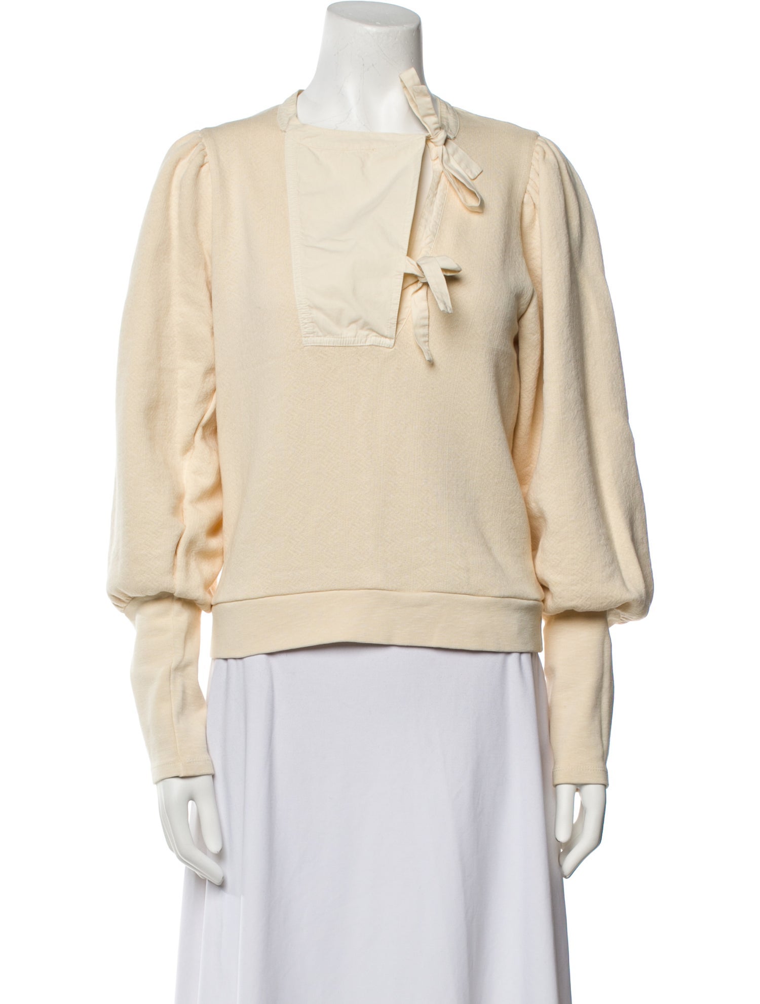 Ulla Johnson Asymmetrical Long Sleeve Sweatshirt