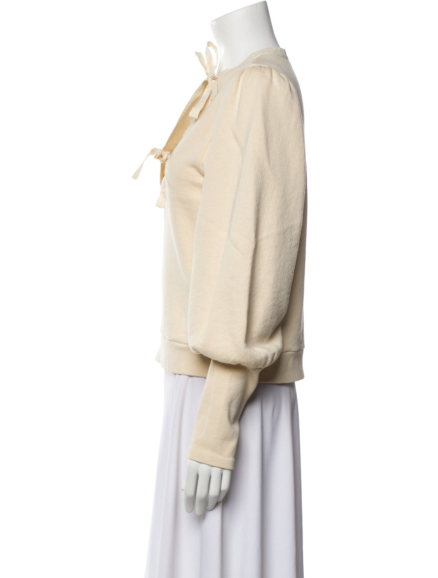 Ulla Johnson Asymmetrical Long Sleeve Sweatshirt