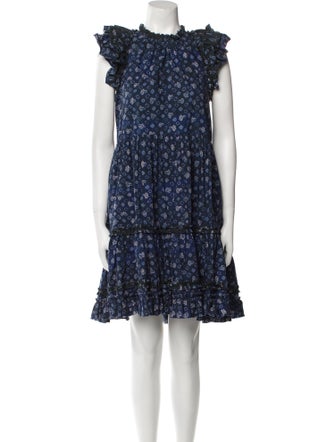 Ulla Johnson Floral Print Mini Dress