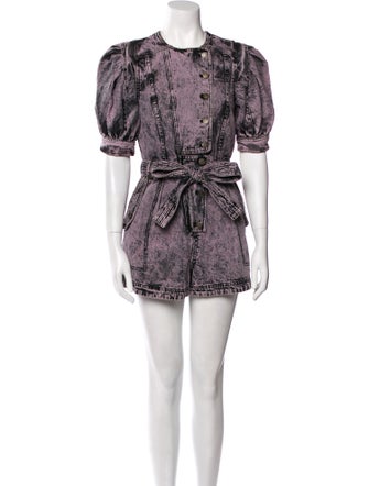 Ulla Johnson Crew Neck Romper