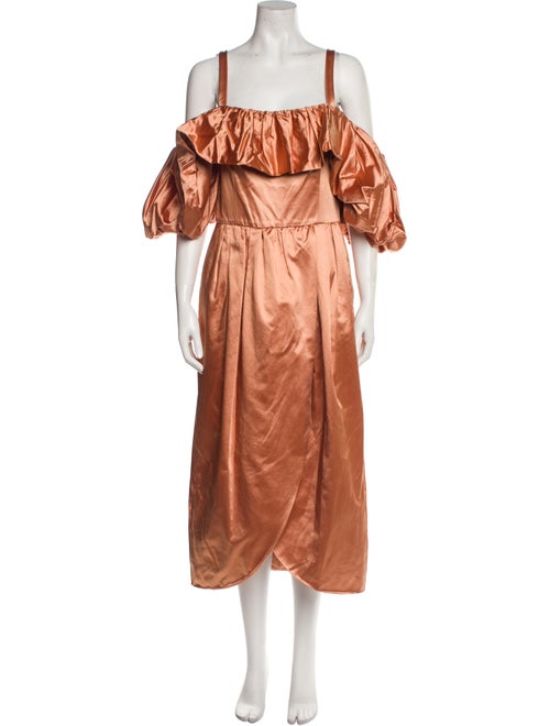 Ulla Johnson Satin Long Dress