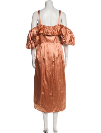Ulla Johnson Satin Long Dress