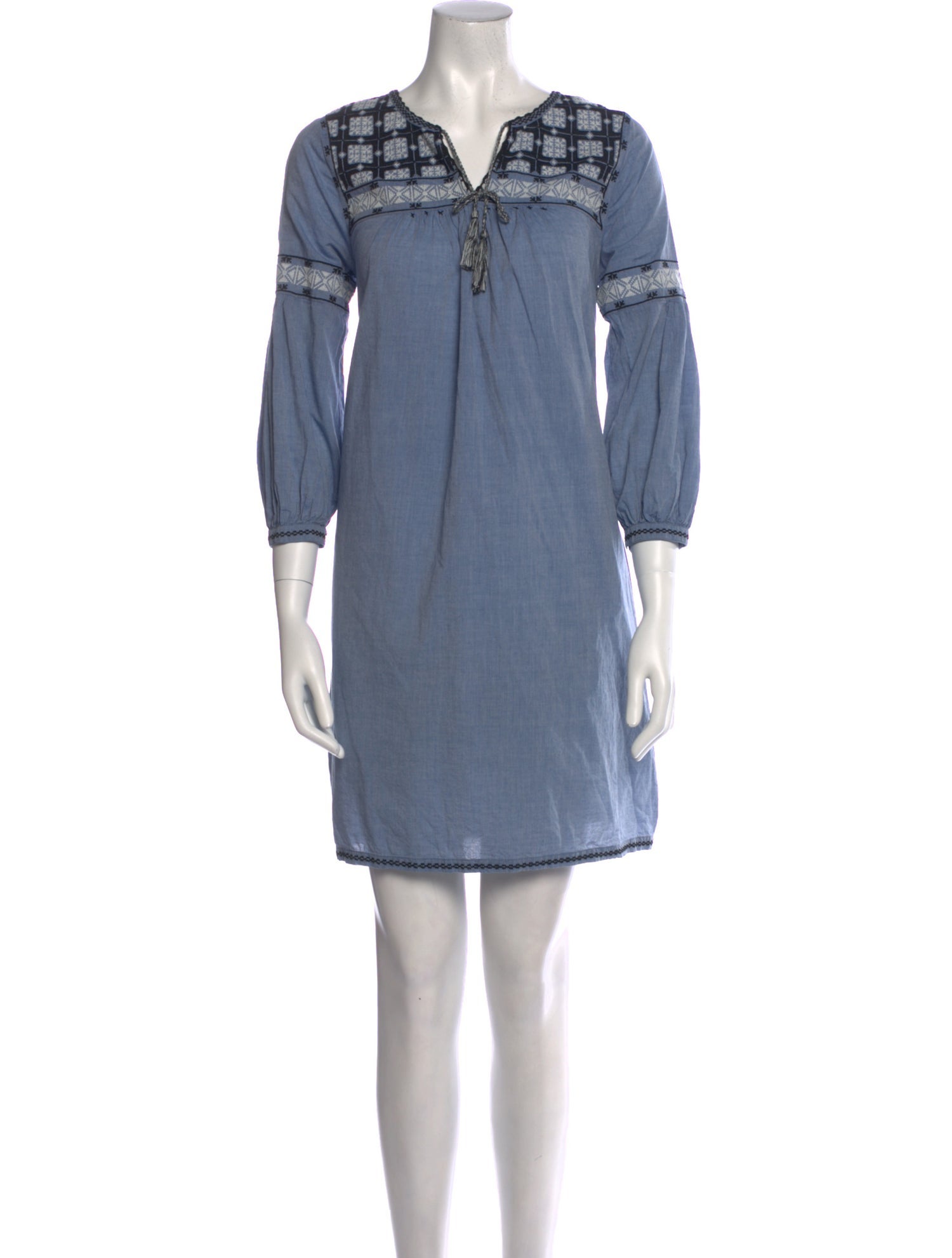 Ulla Johnson V-Neck Mini Dress