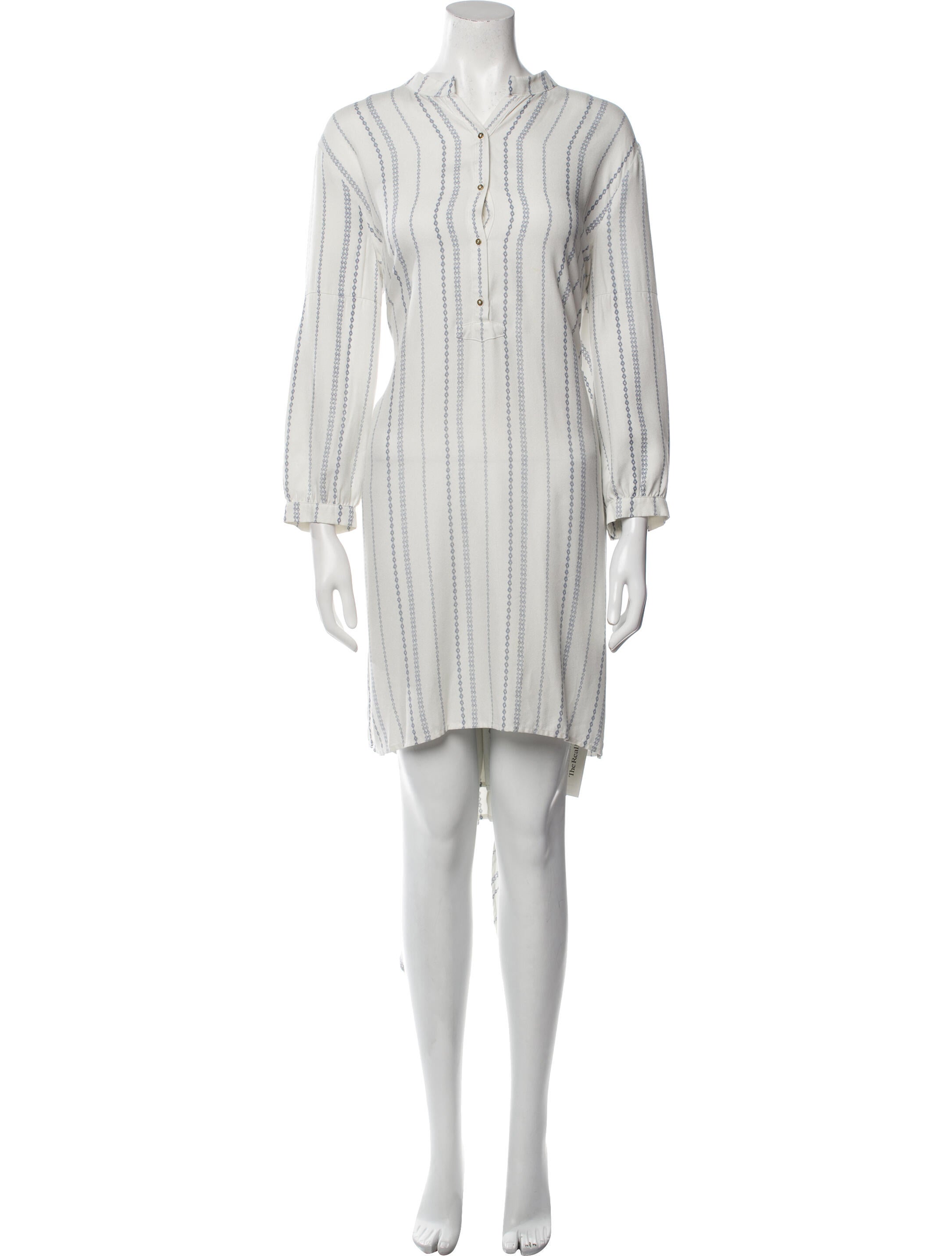 Ulla Johnson V-Neck Knee-Length Dress