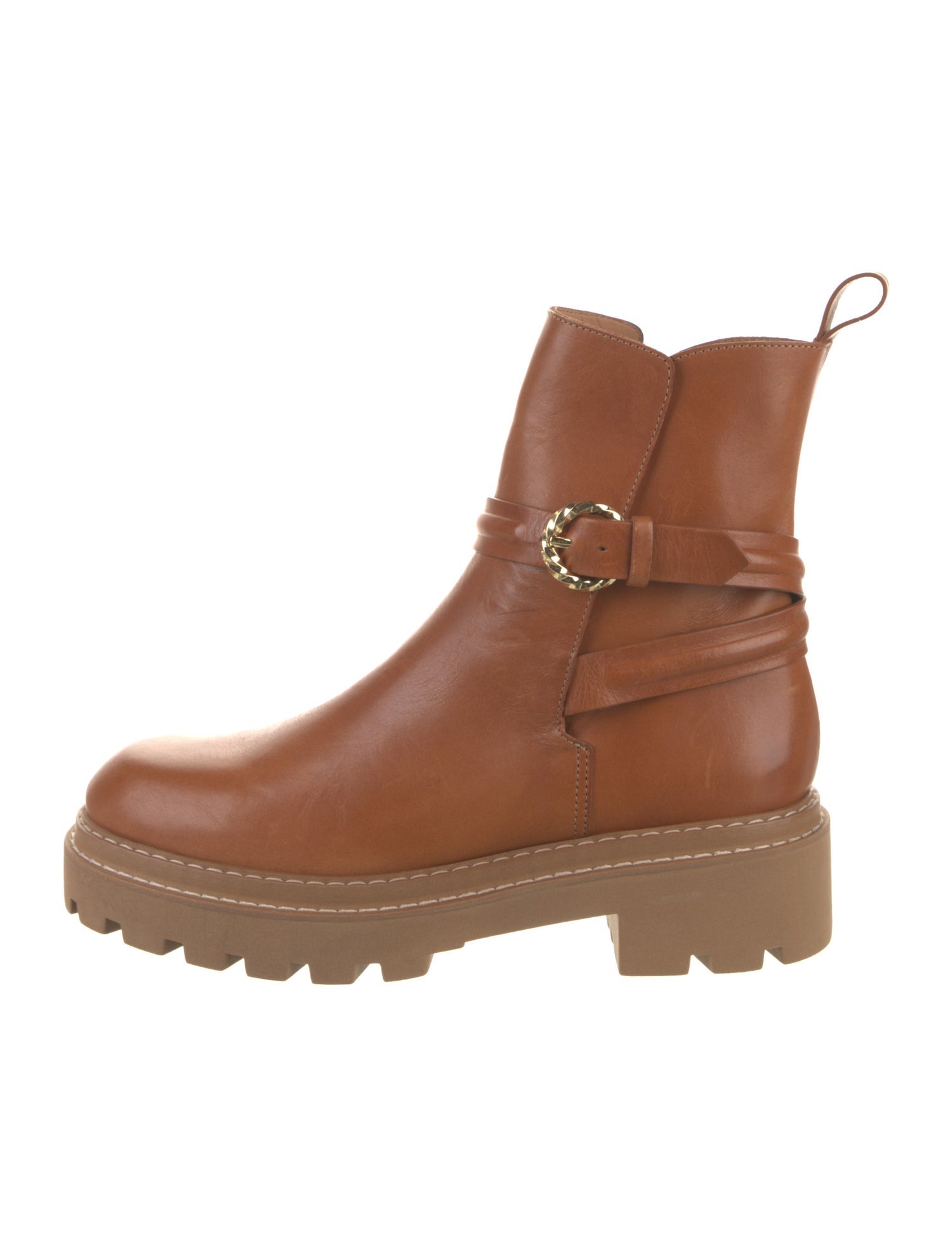 Ulla Johnson Leather Moto Boots