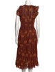 Ulla Johnson Printed Long Dress