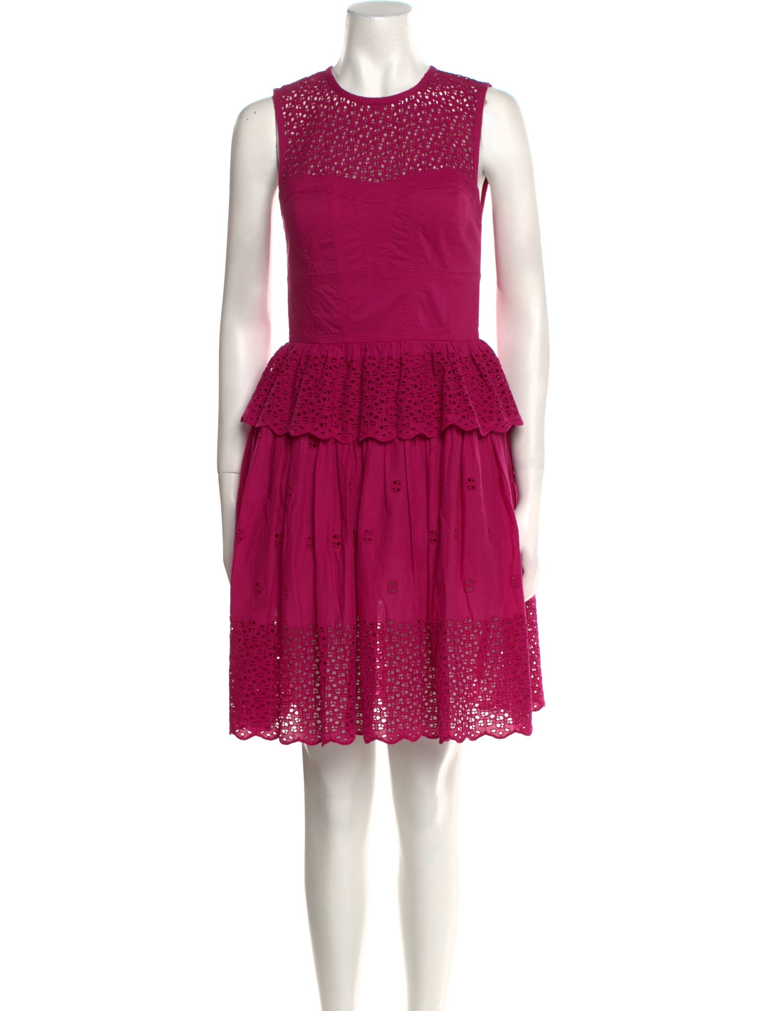 Ulla Johnson Crew Neck Knee-Length Dress