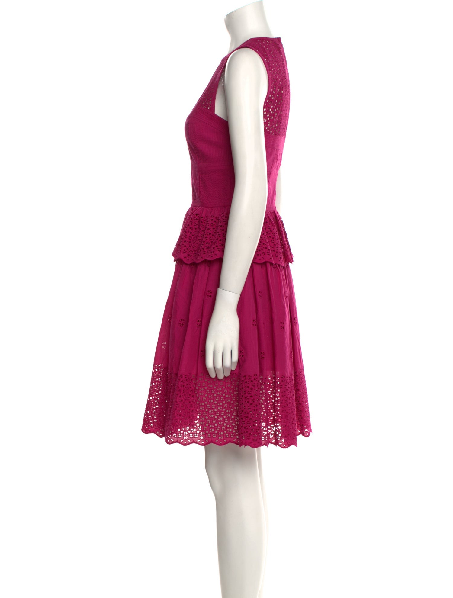 Ulla Johnson Crew Neck Knee-Length Dress