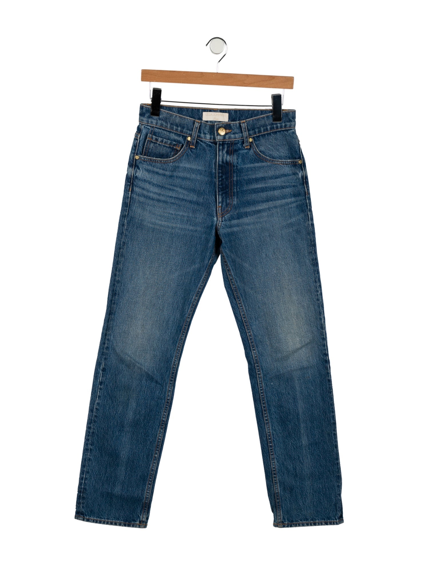 Ulla Johnson High-Rise Straight Leg Jeans