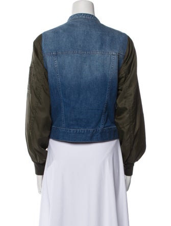 Ulla Johnson Colorblock Pattern Denim Jacket