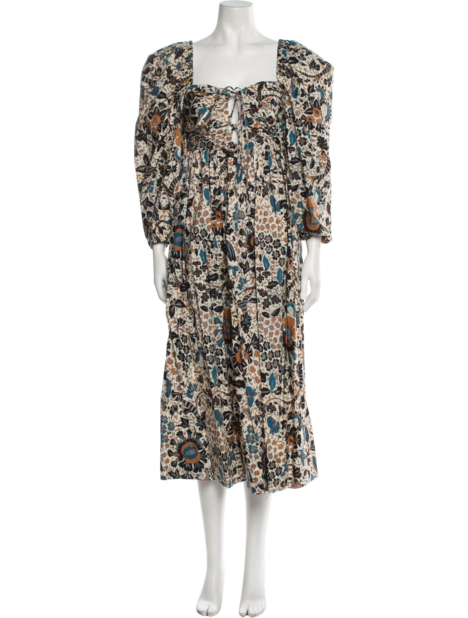 Ulla Johnson Floral Print Long Dress